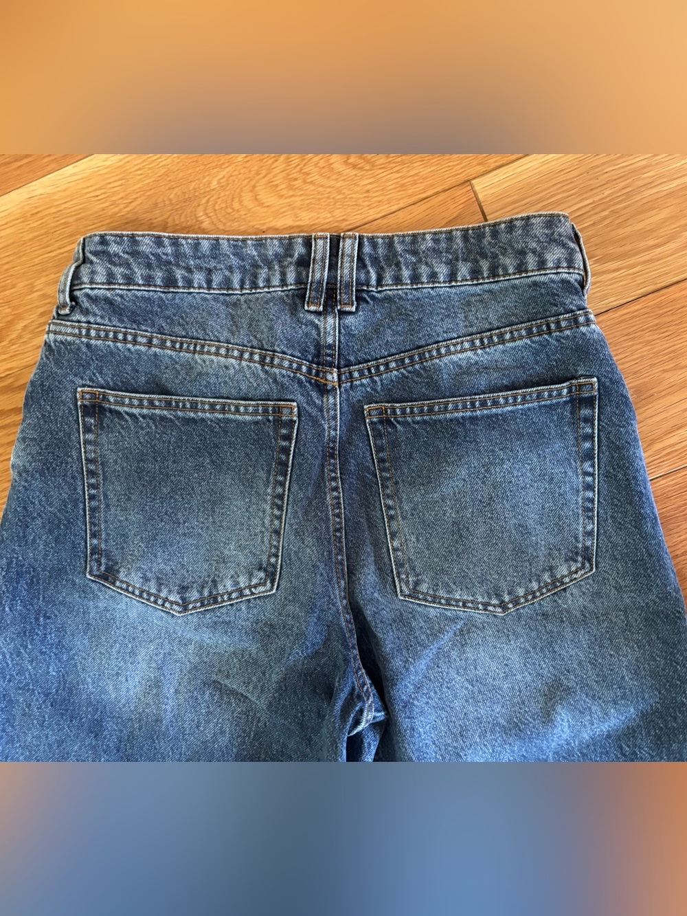 H&M High Waist Extra Wide Leg Jeans Size 8 - Picture 4 of 9